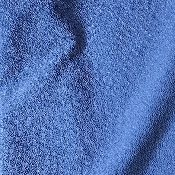 International INC Company Top Womens L Navy LS Criss Cross Ties Crepe Whimsigoth - Picture 13 of 14